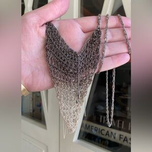 Ariel de Pinto silver ombré necklace